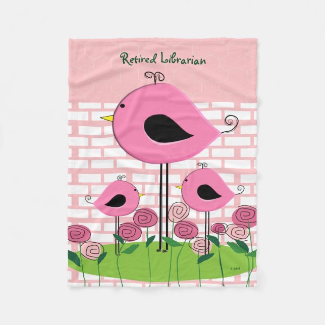 Polaire Couverture retirée d'ouatine de bibliothécaire (Devant)