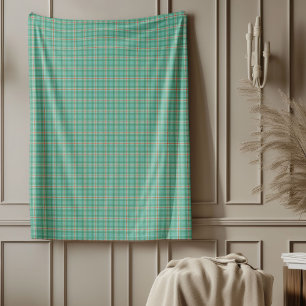 Polaire Couverture rouge vert Festive pour Noël