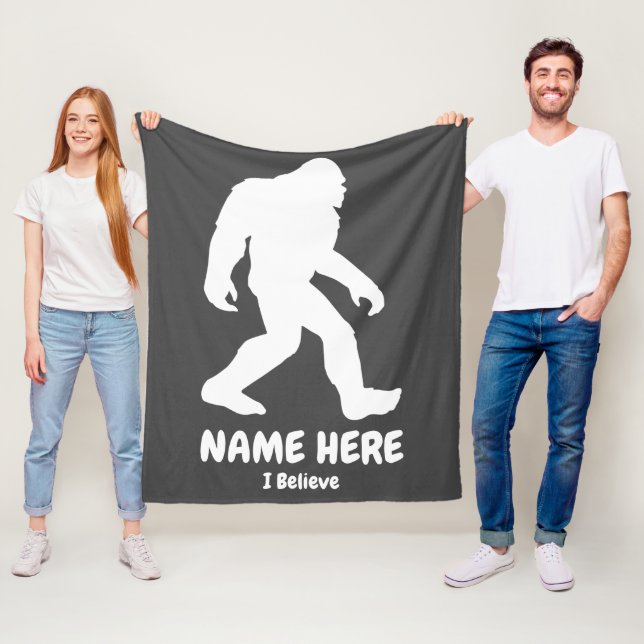 Polaire Couverture Sasquatch personnalisées Funny Bigfoot (En situation)