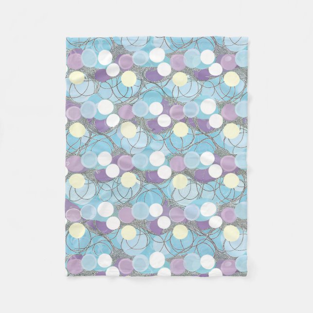 Polaire Couverture Sherpa Nuages Bulles Rêveurs (Devant)