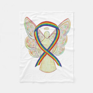 Polaire Couverture souple Angel de l'arc-en-ciel