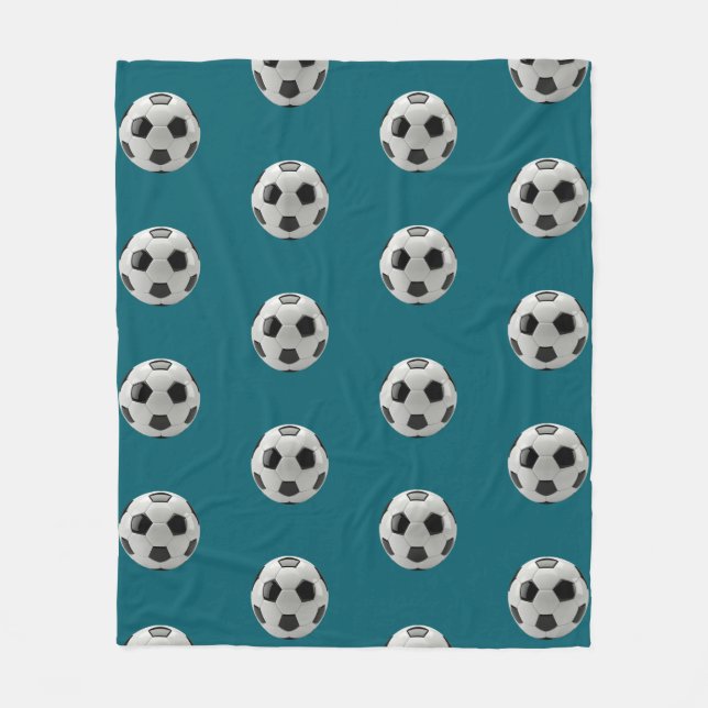 Polaire Couverture sportive classique Motif de balle de fo (Devant)