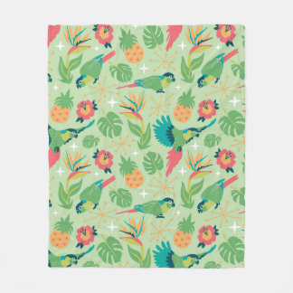 Polaire Couverture Tiki Perroquet