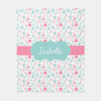 Polaire Couverture turquoise d'ouatine d'Aqua de menthe de