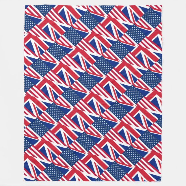 Polaire couverture usa uk fleece (Devant)