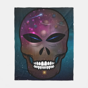 Polaire Crâne Alien Lancer la couverture Accueil Décor Cré