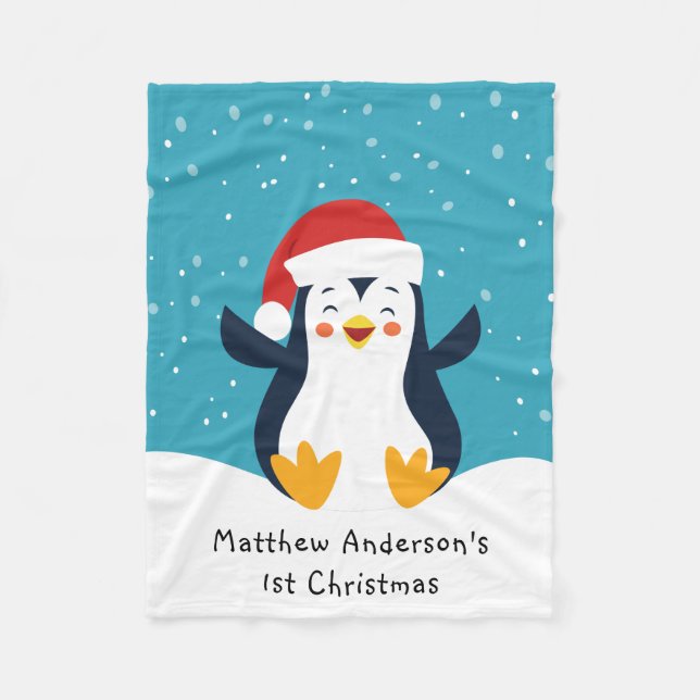 Polaire Cuisine 1ère couverture en peluche de Noël (Devant)