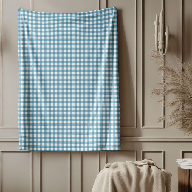 Polaire Cuisine marine et couverture bleue pour la chaleur (Cozy Navy and Blue Plaid Blanket for Warmth)