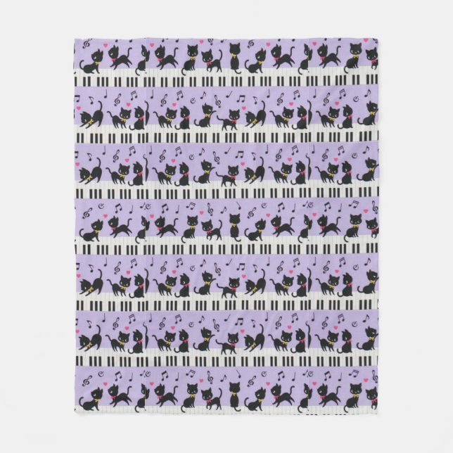 Polaire CUISINE PIANO KEY couverture en toison (Devant)