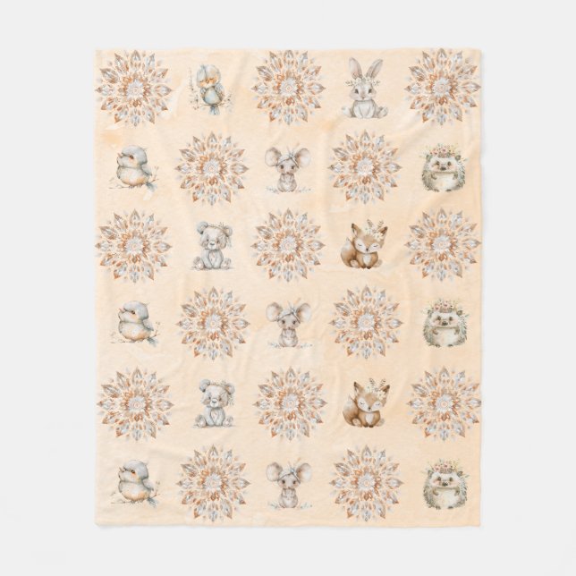 Polaire Cute couverture animal (Devant)