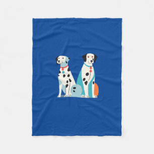 Polaire dalmatiens couverture bébé