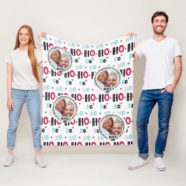 Polaire Doodle scandinave couverture photo cadeau de Noël (En situation)