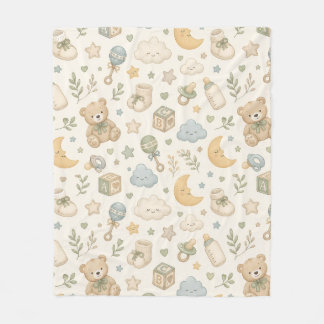 Polaire Doux bébé ours en peluche couverture en fleece | S