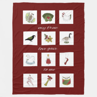 Polaire Douze Jours de Noël Ma Vraie couverture d'amour