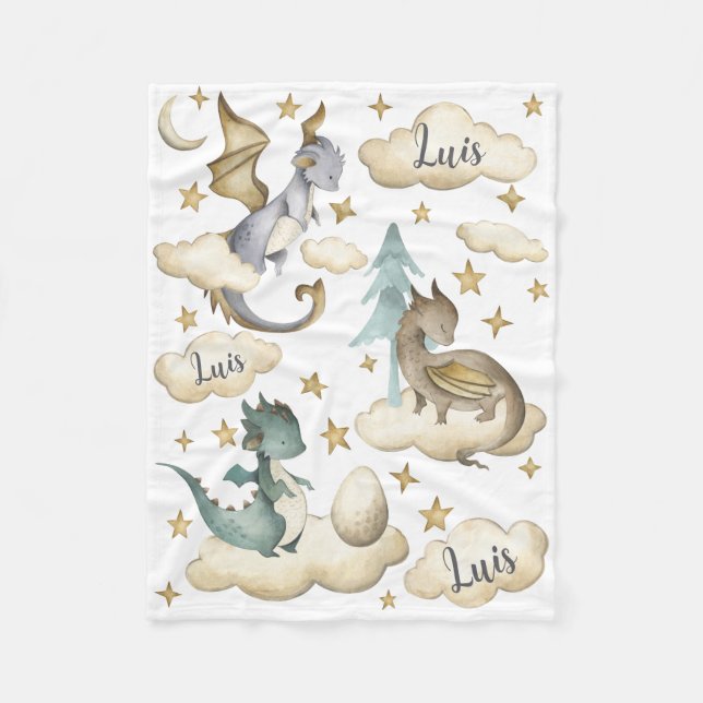 Polaire Dragon Dreams Couverture bébé (Devant)