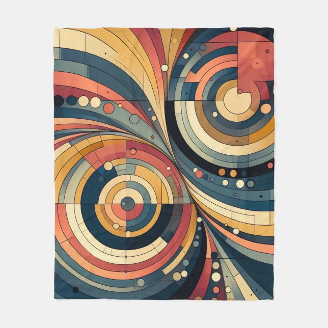 Polaire Dualité - Bauhaus - Fleece Jetez la couverture (Devant)