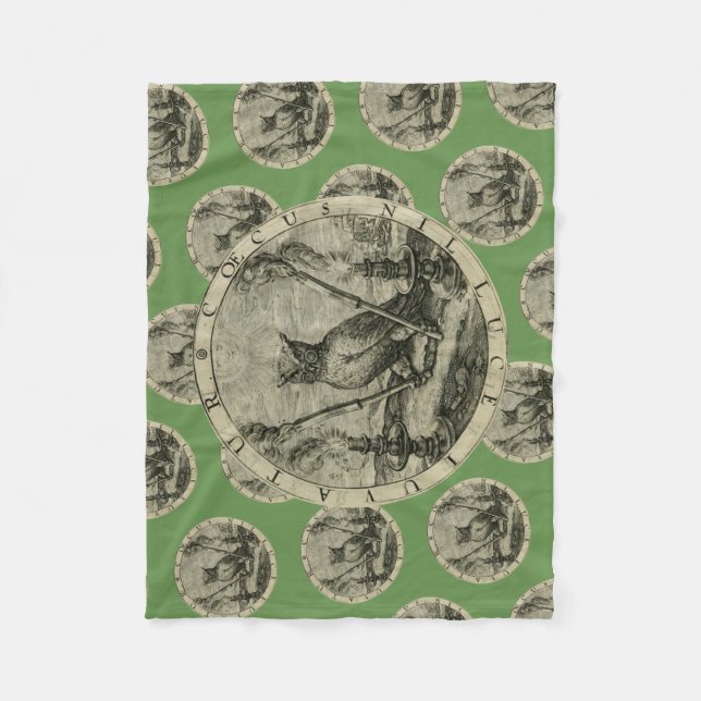 Polaire Emblème antique - hibou - lumière de couverture de (Devant)