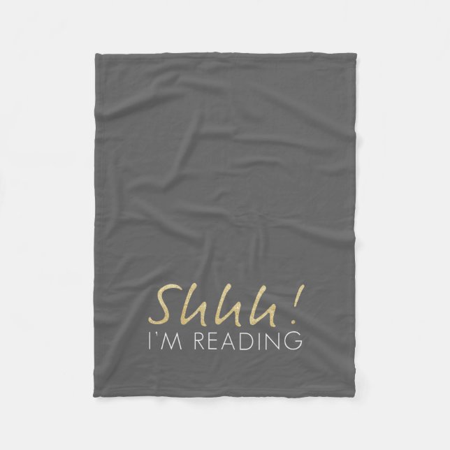 Polaire Étincelle d'or Shhh ! Je lis la couverture (Devant)