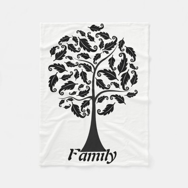 Polaire Famille avec la couverture d'ouatine de conception (Devant)