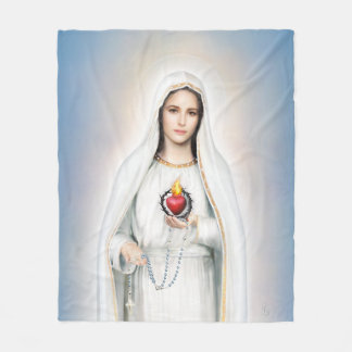 Polaire Fatima, couverture moyenne d'ouatine de coeur