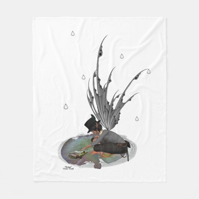 Polaire Fée De Pluie Garçon Avec Couverture De Flotte De G (Devant)