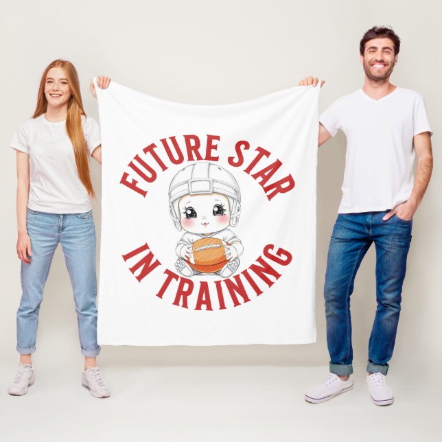 Polaire Futur Star Baby Football Fleece couverture (En situation)