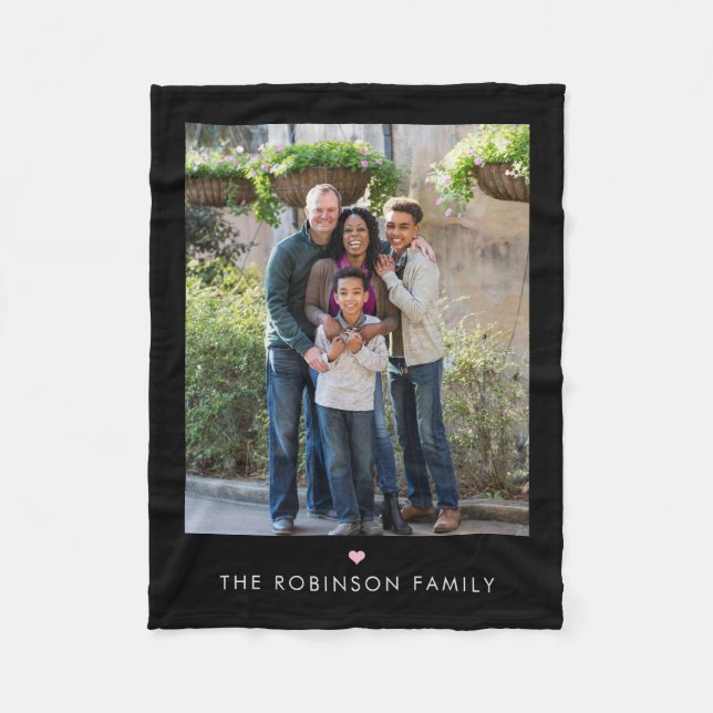 Polaire Galerie d'amour d'une couverture couleur personnal (Devant)