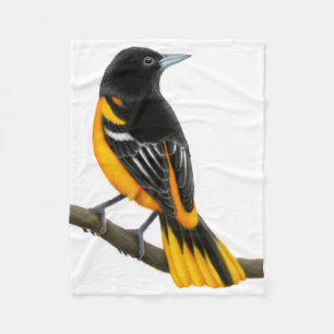 Polaire Grande couverture d'ouatine d'oiseau de Baltimore