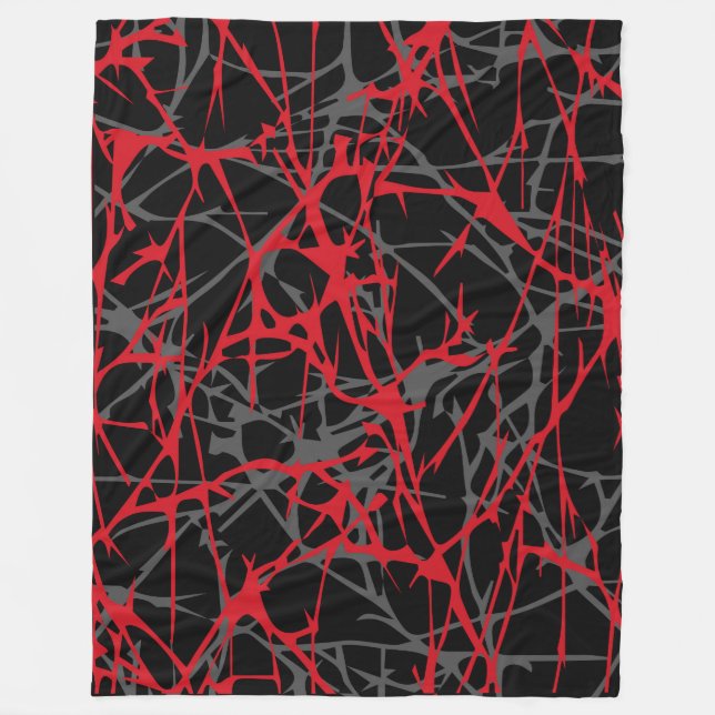 Polaire Grande couverture en polaire, moderne, abstrait, r (Devant)