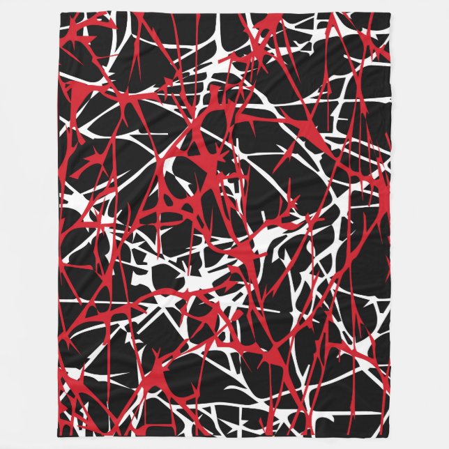 Polaire Grosse couverture en polaire, moderne, abstrait, r (Devant)