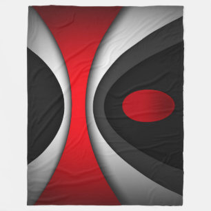 Polaire Grosse couverture en polaire, moderne, abstrait, r