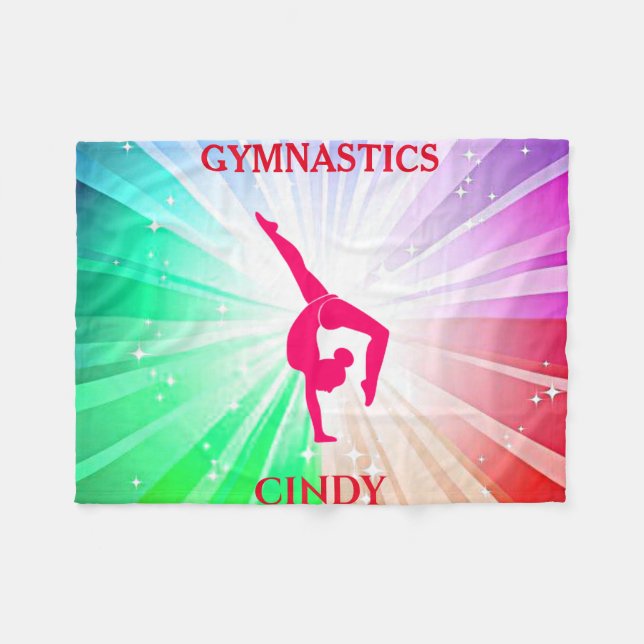 Polaire Gymnastique GYMNAST couverture polaire. Nom person (Devant (Horizontal))
