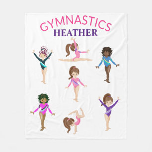 Polaire Gymnastique personnalisée 7 gymnaste couverture e