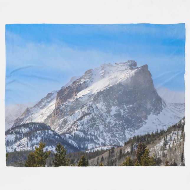 Polaire Haut de la couverture en toison de neige Rocheuse (Devant (Horizontal))