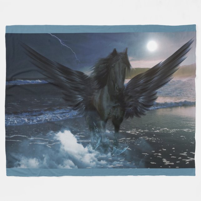 Polaire Imaginaire de Pegasus sur la couverture d'ouatine (Devant (Horizontal))