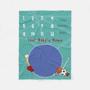 Polaire Jalons Couverture bébé HAMbyWG