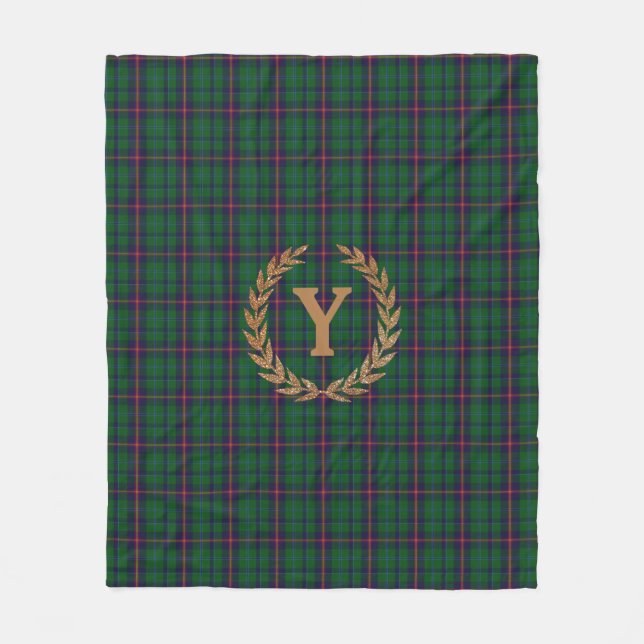 Polaire Jeune couverture d'ouatine de tartan de clan (Devant)