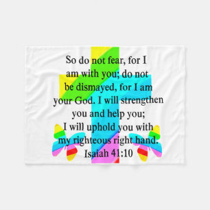 POLAIRE JOLIE COUVERTURE DE COURSE ISAIAH 41:10 CONCEPTION