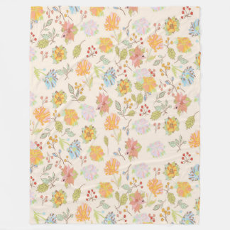 Polaire Jolie couverture de fleurs