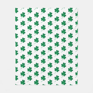 Polaire Joyeuse couverture des Shamrocks de la Saint-Patri