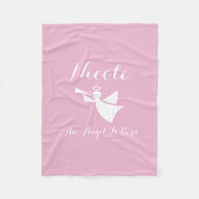 Polaire La couverture personnalisée d'ouatine de bébé un (Devant)