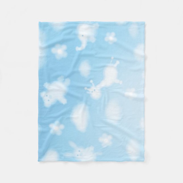 Polaire La couverture pour enfants en petits animaux (Devant)