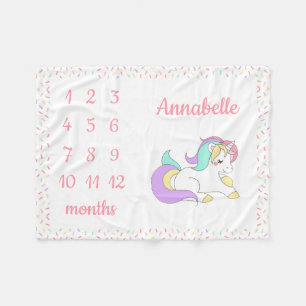 Polaire La licorne arrosent la couverture mensuelle de