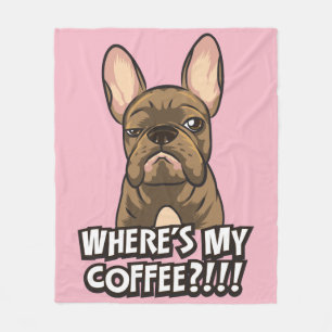 Polaire Là où est ma couverture de coton de café