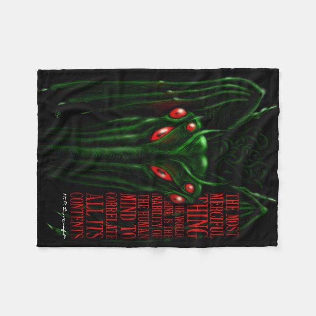 Polaire L'appel de Cthulhu par la couverture de H.P. (Devant (Horizontal))