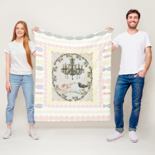 Polaire "Le Chandelier" et couverture en laine de perles