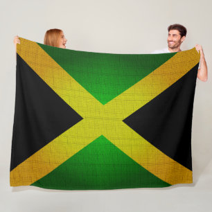 Polaire Le drapeau de la Jamaïque colore la couverture de