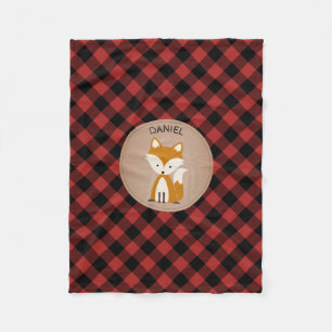 Polaire Le Fox de plaid de Buffalo badine la couverture