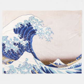 Polaire Le Japonais ondule la couverture d'ouatine