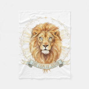 Polaire Lion de Juda petite couverture pour bébé - 30x40 p